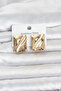 316L Steel Gold Color Plate Model Women's Earrings