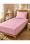 Single Elastic Sheet Set 100X200 cm Solid Color + 1 Zippered Pillowcase