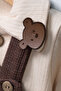 Baby Boy Waffle Salopet Set with Teddy Bear, Cotton Daily Combination Baby Set, 6-24 Months - 3