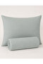 Single Elastic Sheet Set 100X200 cm Solid Color + 1 Zippered Pillowcase - 2