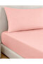 Single Elastic Sheet Set 100X200 cm Solid Color + 1 Zippered Pillowcase - 3