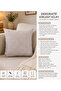 Linen Woven Fabric Soft Decorative Throw Pillow Cover