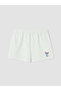 Nevavm with Difference Stitch Printed Women's Shorts Pajama Bottoms