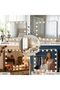 Large Hollywood Vanity Mirror with Lights, 53x63cm Lighted Makeup Mirror with 18 Dimmable Bulbs, Smart Touch Control 3 Color Lighting Modes, White - 4