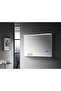 FASHION HOME LED Bathroom Makeup Mirror – Touch Control with Timer, Calendar, 6-Key Bluetooth Audio, Anti-Fog, Acrylic Light Guide & Dual Acrylic Shelves