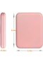 - Pocket Mirror, LED Makeup Mirror, 1X/3X Magnification, Compact Mirror with Light, Pocket Mirror, Foldable Handheld Mirror, Compact Mirror with Light for Gift, Pink - 5