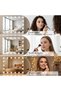 Large Hollywood Vanity Mirror with Lights, 53x63cm Lighted Makeup Mirror with 18 Dimmable Bulbs, Smart Touch Control 3 Color Lighting Modes, White