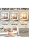 Lighted Makeup Mirror, 41 cm x 32 cm Vanity Mirror with Lights, 10X Magnification, Gifts for Women, 3 Color Lighting Modes, Smart Touch Control, 360° Rotation for Bedroom or Tabletop - 3