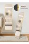 Full Length Mirror for Wall, Floor Mirror with Plastic Frame, Dressing Mirror Full Body Standing Mirror for Living Room, Bedroom, Beauty Shop (151 * 41cm) (Yellow) - 3