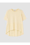 Özmarka New Season Beige Crew Neck Modal Blended Blouse - 5