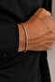 Men's Thin Twisted Anti-Tarnish Steel Bracelet