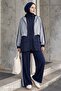 Garnili Double Pocket Navy Blue Suit