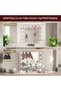 PlanetEase Makeup Mirror Large, 22.8x18.1 inch Vanity Mirror LED 15 Bulb Lights with Bluetooth Speaker and USB Charging Port, 3 Color Dimmable Touch Control, Hollywood Style for Professional, Bedroom - 4