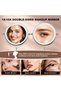 Lighted Makeup Mirror, Magnifying Mirror with Lights, 8" Double Sided Vanity Mirror 1x/10x, Premium Rechargeable Mirror for Makeup with Touch Control, 3 Adjustable Colors & 360° Rotation - 2