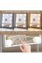 Vanity Mirror with Lights - Hollywood Lighted Makeup Mirror, Dimmable LED Bulbs, 3 Color Modes, Touch Control, 360° Rotation (White, 9 light bulbs) - 3
