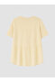 Özmarka New Season Beige Crew Neck Modal Blended Blouse - 7