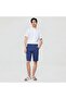 Men's Slim Linen Cotton Bermuda Shorts - 2