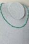 Certified 3 mm Amazonite Natural Stone Necklace