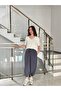 Lycra Sandy Fabric Belted Shalwar Trousers - 7