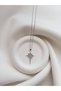 Silver Color Steel Chain Necklace - Zircon Stone Necklace with Skull and Star Figure - Steel Necklace
