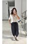 Lycra Sandy Fabric Belted Shalwar Trousers - 4