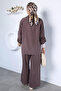 Double-Breasted Collar Jacket and Trousers Two-Piece Set - 5