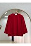 Zeray Wide Sleeve Plain Tunic-Mf1915 Red - 2