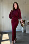 Ruched Maxi Dress with Shoulder Detail - 8