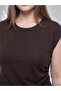 Alita city: stand out with our plus size oval neck ruched blouse. - 2
