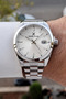 Case and Dial Silver Color Calendar Gift Boxed Men's Wristwatch - 2
