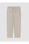 Lcw Vision Beige Regular Fit 100% Linen Men's Trousers - 5