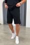 Men's Oversize Modal Comfort Double T-Shirt and Shorts Cotton Set - 3
