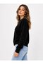 Women's Crew Neck Soft Textured Oversize Knitwear Sweater - 5