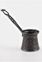 80 ml Traditional Embossed Cast Iron Coffee Pot Induction Compatible Single Serving Turkish Coffee Pot - 5
