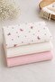 Muslin Coverlet and Muslin Blanket 3-Piece Set - 2