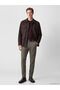 Southblue Brown Regular Fit Shirt Collar Suede Men's Jacket - 2