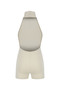 Boğazlı Sırt Dekolteli Şort Bodysuit - 7