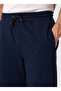 Navy Blue Men's Regular Fit Shorts B35S36010 - 3