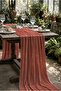Bohemian Tulle Runner Tablecloth – Elegant Sophistication and Modern Table Decor