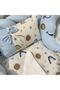 Cotton Knitted Baby Sleeping Set 7 Pieces – 60X120 cm Knitted Edge Protection for Crib, with Quilt and Decorative Pillows - 4