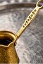 300 ml Traditional Embossed Cast Steel Induction Compatible Large Size Turkish Coffee Pot for 4-5 People - 4