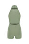 Boğazlı Sırt Dekolteli Şort Bodysuit - 6