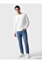 Lcwaikiki Classic White Crew Neck Men's Sweatshirt - 2