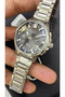 Special Cut Glass Function Steel Middle Case Men's Wristwatch - 3