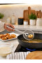 Frying Tongs with Strainer 28.5 cm Oil Strainer Wire Colander Frying Ladle 10 cm - 5