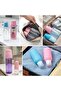 ®   2 Pieces Silicone Bottle Caps – Travel-Size Leak-Proof Elastic Caps for Shampoo, Lotion, and Perfume - 3