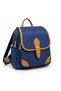 Satin Fabric Very Stylish Backpack Dark Blue