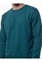 Lcwaikiki classic petrol crew neck men's thick sweatshirt - 3