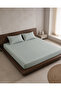 King Size Double Elastic Sheet Set 180X200 cm + 2 Pieces 50X70 cm Zippered Pillowcases - 2