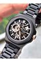 Automatic Mechanism Black Color 24 Months Warranty 5 Atm Steel Strap Men's Wristwatch 7977Lc - 3